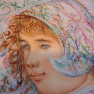 Edna Hibel - Baronesse Johanna- Maryke Von Volendam Tot Marken Collectors Plate
