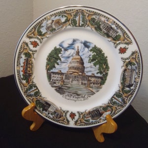 The Capital Washington, D.C. Souvenir plate