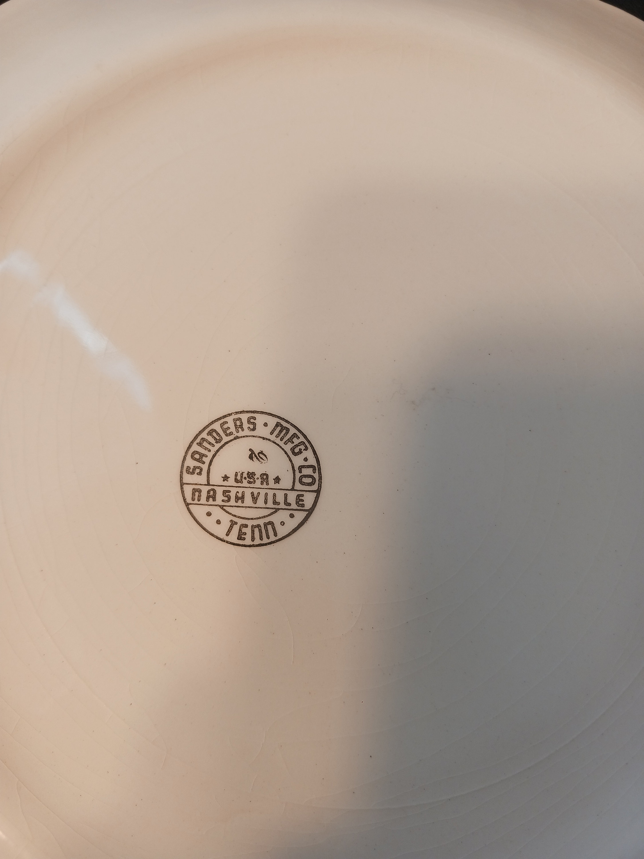 Masonic Society Plate by Sanders Manufacturing Company USA Nashville