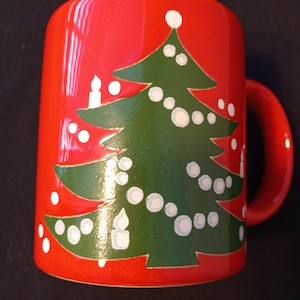 Waechtersbach Christmas Tree Mug made in West Germany