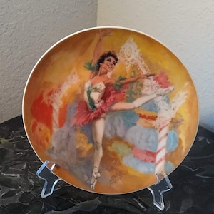 Sugar Plum Fairy 1979 by Shell Fisher Number 2514C Nutcracker Ballet Plate