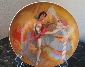 Sugar Plum Fairy 1979 by Shell Fisher Number 2514C Nutcracker Ballet Plate