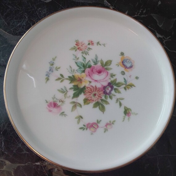 Marlow Minton England 1793 Bone China Wine Bottle Coaster Etsy