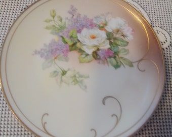 Cottier Freres Switzerland Hand Painted Gold Trim Number 214