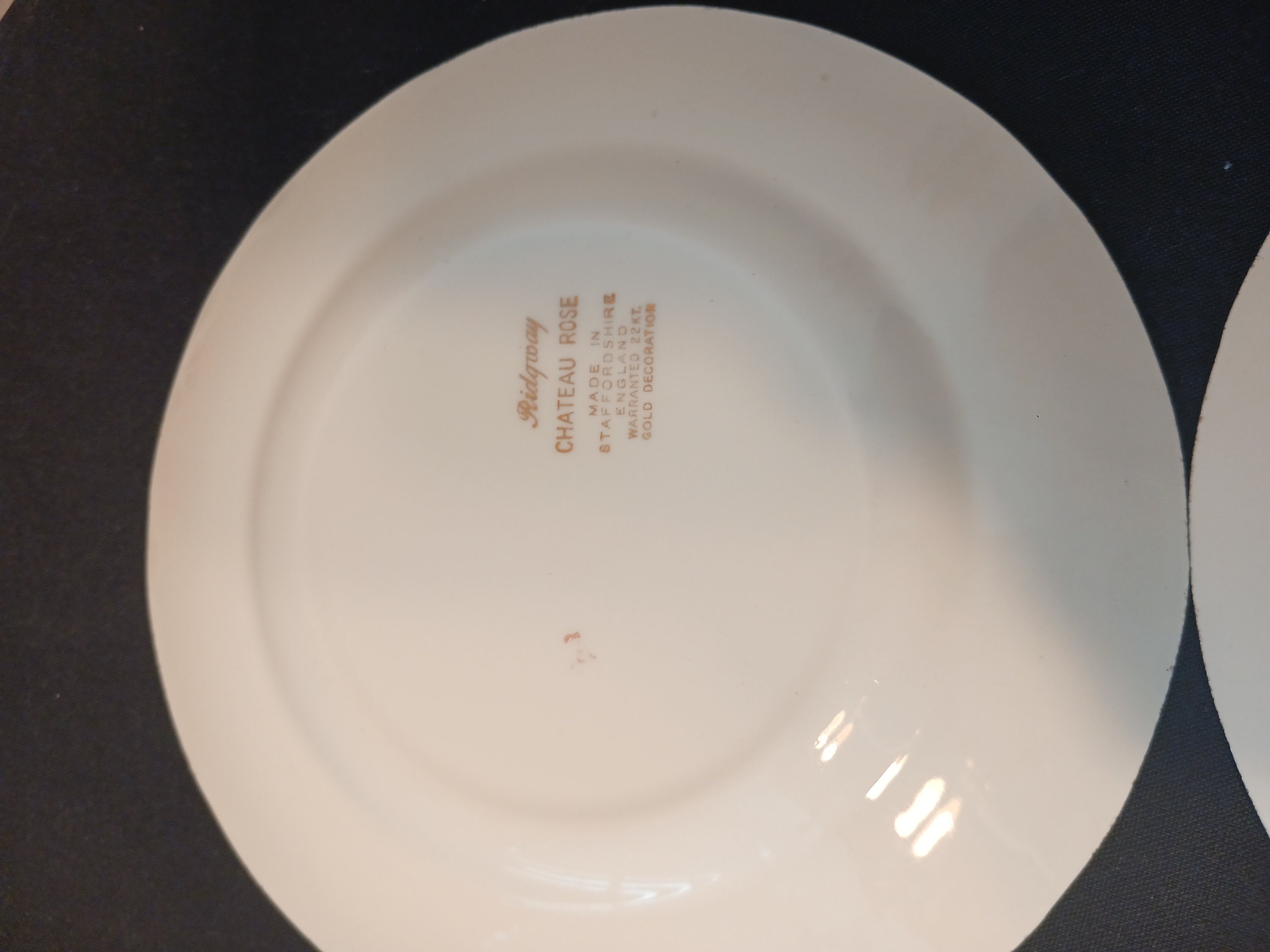 Rose Ridgeway England Ridgeway Chateau Rose Bread Dessert Plates Made Staffordshire England ...