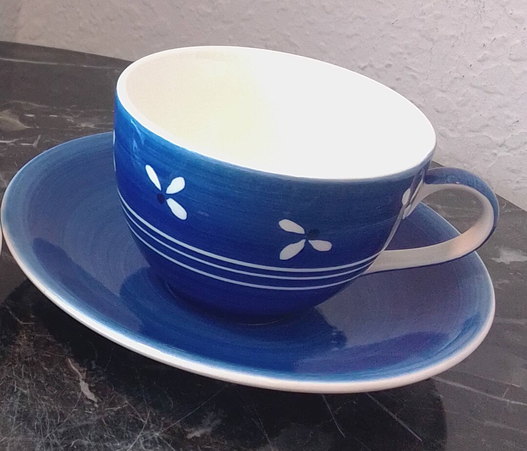 Whittard of Chelsea -tea Clipper- Flower Cup and Saucer - Etsy
