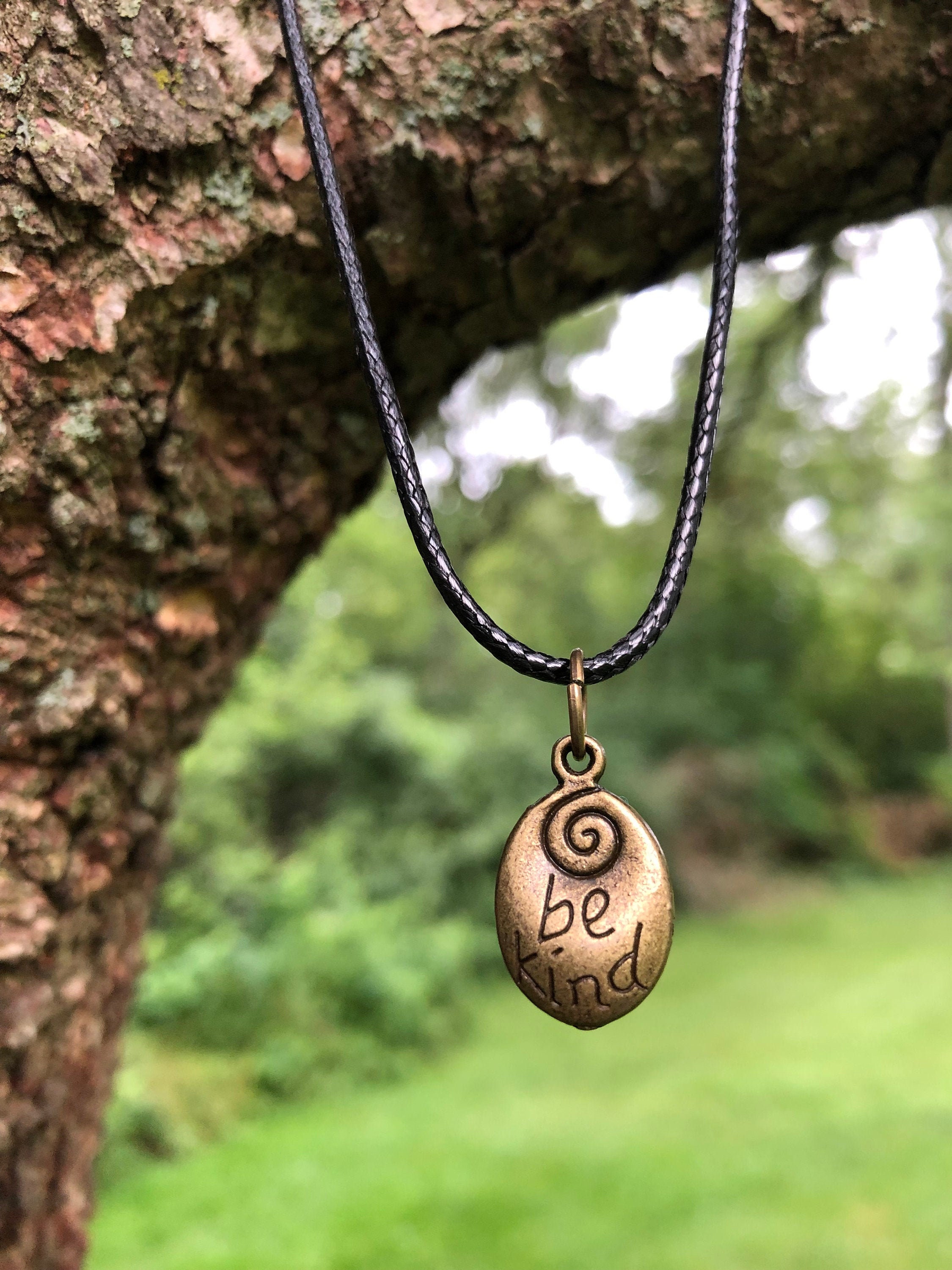 Be Kind Necklace Etsy