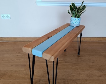 Sitzbank Altholz handgefertigt Unikat Schuhbank Flur Klavierbank masyw Holz Bank