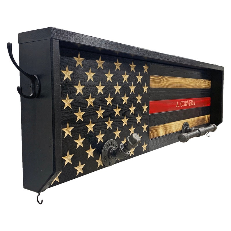 Thin Red Line Firefighter Gear Rack Thin Red Line Gear Etsy