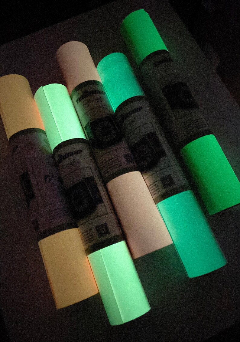 Teckwrap Glow in the Dark Permanent Adhesive Etsy
