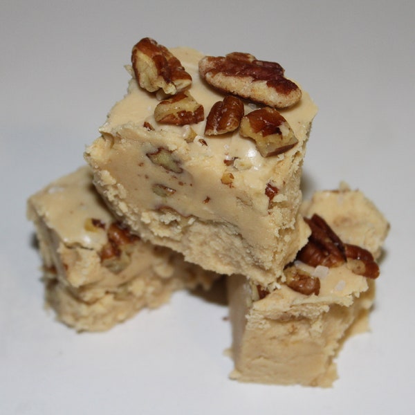 Salted Maple Pecan Fudge