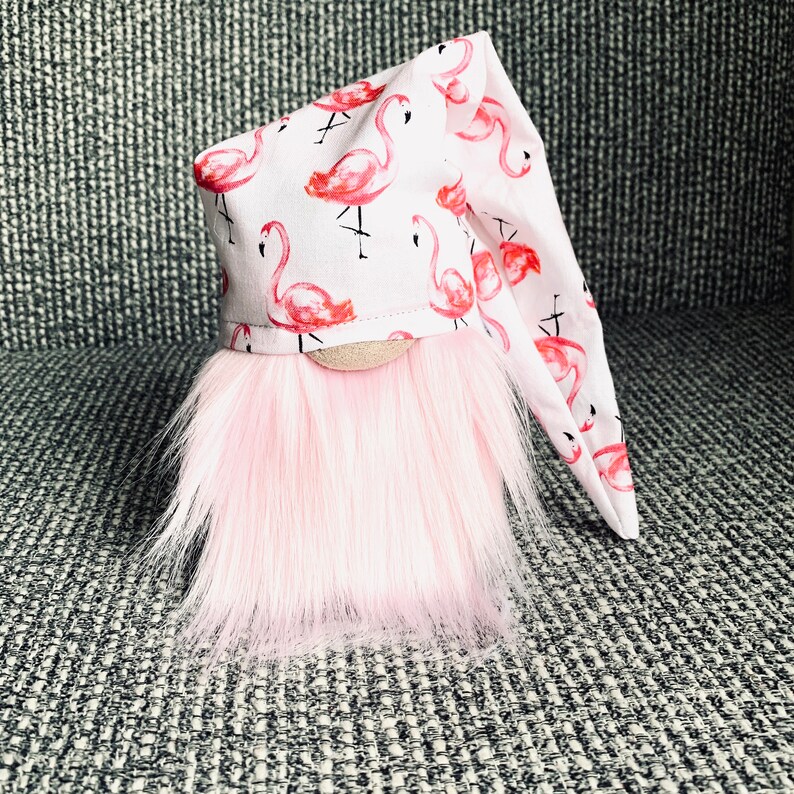 Flamingo gnome beach vacation gnome beach tropical decor  etsy