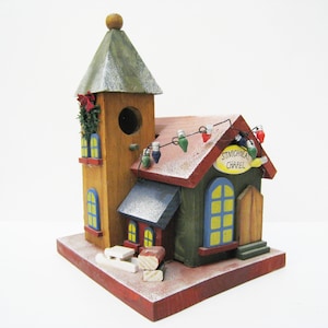 Christmas Birdhouse(wooden)  &quot;St Nicholas Chapel&quot;