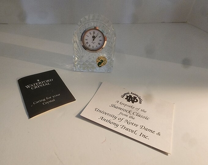 Waterford Crystal and Clock needs Battery Etsy