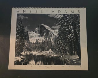 The 1999 Ansel Adams calendar (Half Dome in Yosemite National Park)collectible