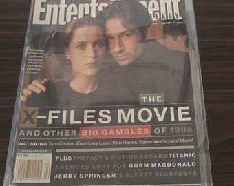 Entertainment Weekly The X-Files Movie January 2, 1998