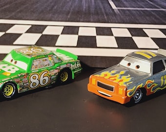 Disney Pixar Cars Darrel Cartrip #17 Monte Carlo Silver Chick Hicks Diecast#86