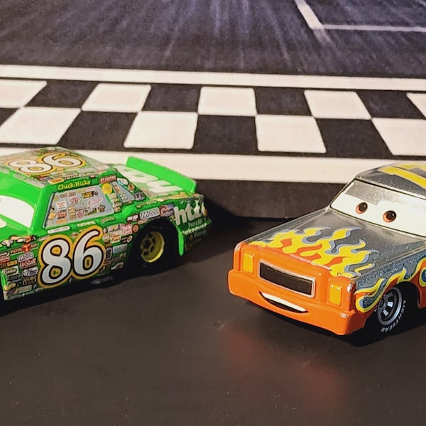 Disney Pixar Cars Darrel Cartrip #17 Monte Carlo Silver Chick Hicks Diecast#86