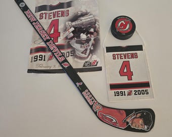 New Jersey Devils' dynasty years. tribute set to Scott Stevens 2005