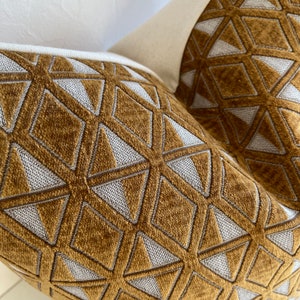 Diamond Chenille pillow cover