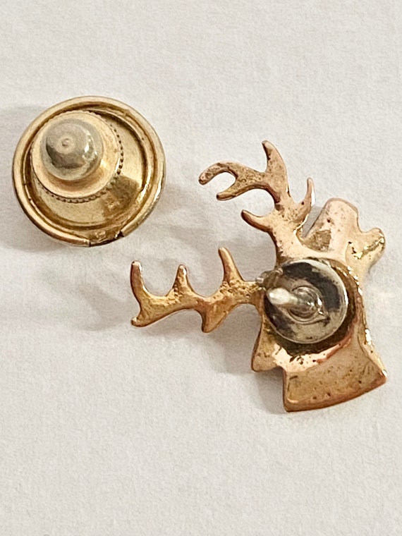 Vintage 10k Gold Diamond Eye BPOE Elk's Club Frat… - image 6