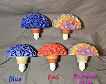 Mushroom LED Nightlight • Cozy Soft Glow Plug-In Lamp • Fairy Core Decor