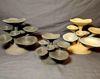 3D Printed Mushroom Cluster Jewelry Holder – Ring & Earring Organizer