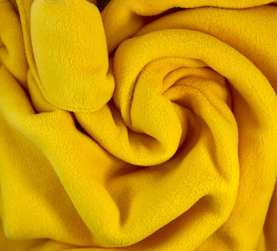 Yellow fleece sale baby blanket