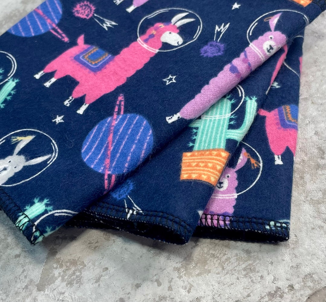 Space Llama Flannel Burp Rags - Set of 3, Baby Shower Gift - Etsy