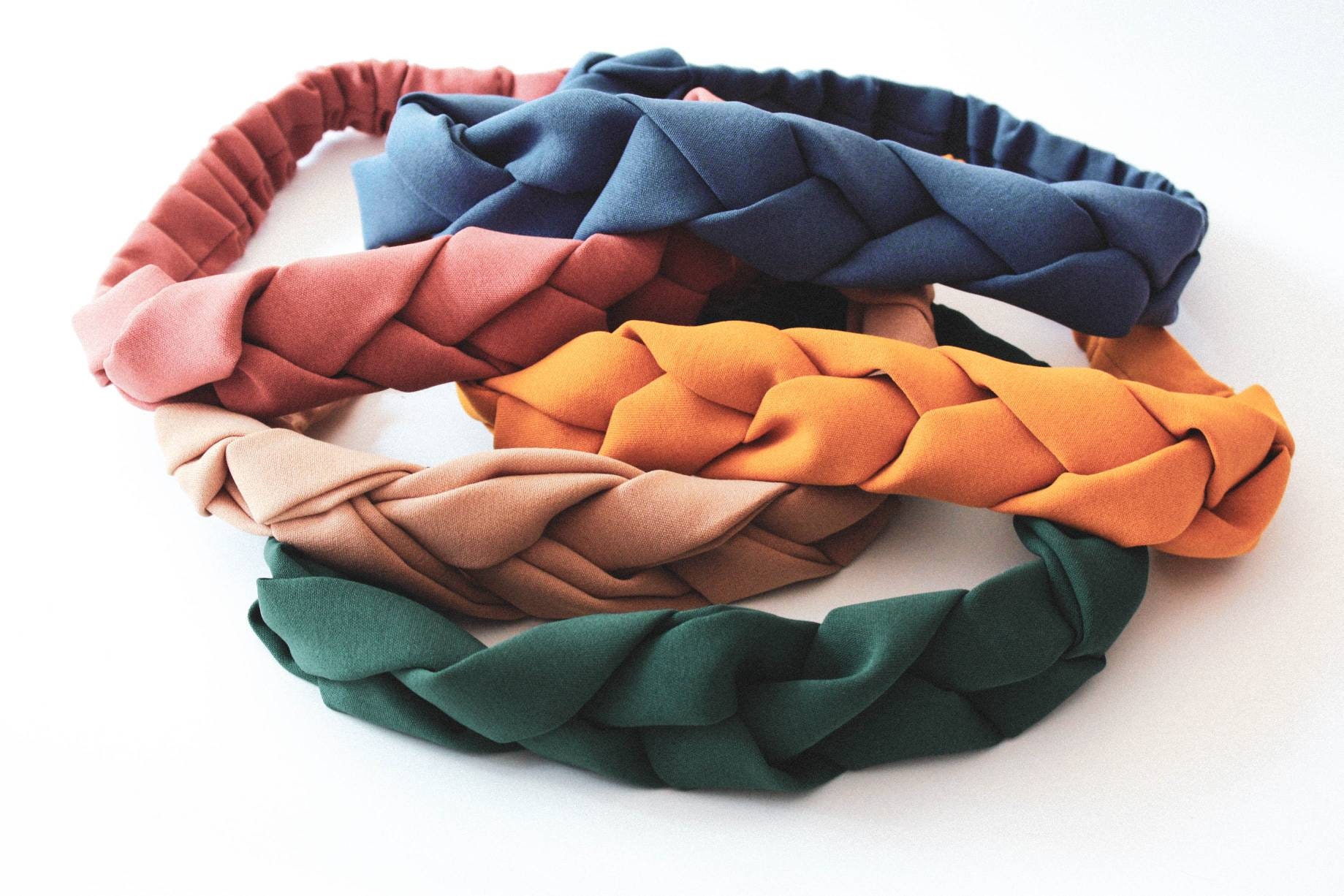 Elastic Braided Headbands - Yoga Headband - Workout Headband - Fitnes…