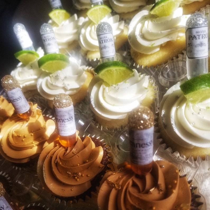 Cupcake Logo topper droppers Flavor Liquor Injectors qty. 12 Liquor Cupcakes