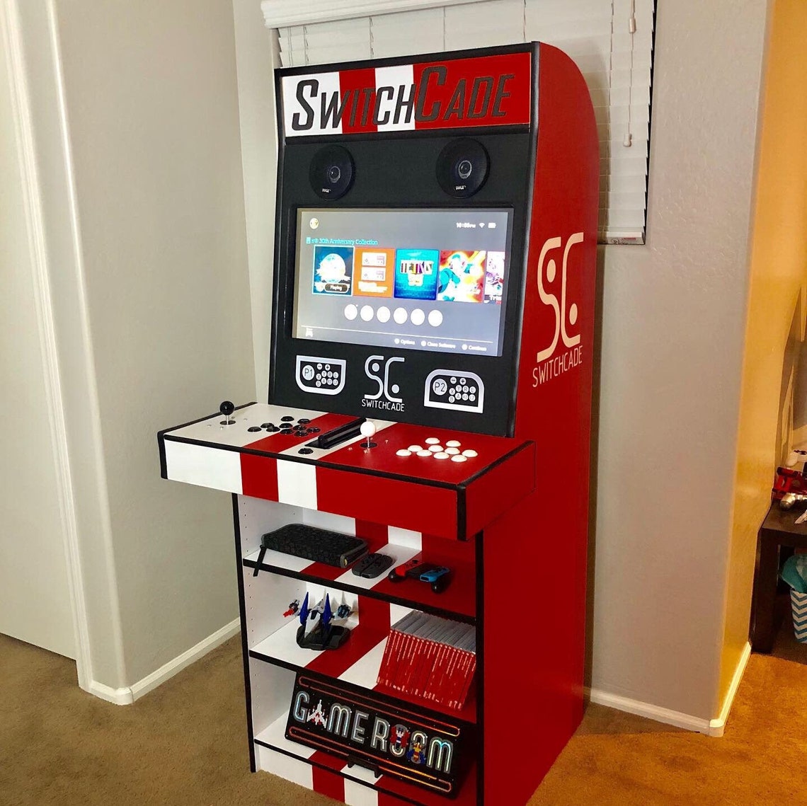 SwitchCade Nintendo Switch Arcade Etsy