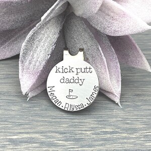 Father&#39;s Day Gift - Personalized Golf Ball Marker - Custom Magnetic Golf Ball Marker - Golf Gift - Custom Gift for Dad or Grandfather