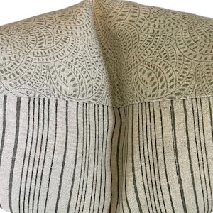 Double sided linen Pillow Cover, decorative pillow cover, Farmhouse pillow cover, boho pillow cover