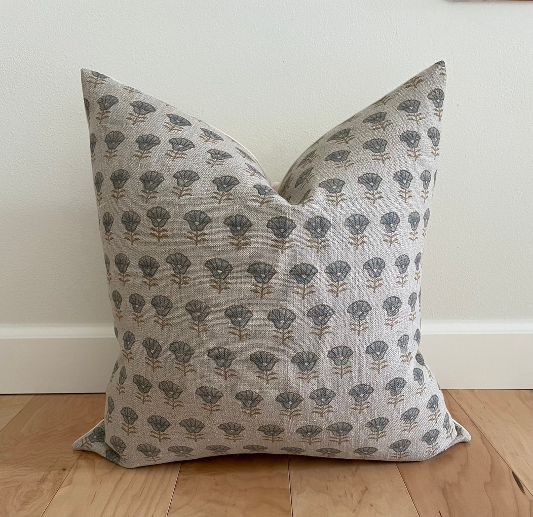 Sweet Flower Print Pillow Cover Modern Farmhouse Throw Pillow Accent Pillow Decorative Pillow Etsy