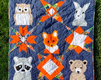 Stars of the Forest Quilt 12 Block Bundle