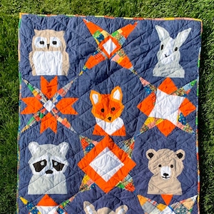 Stars of the Forest Quilt 12 Block Bundle