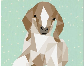 Kid Goat - Almost FARMous Collection - Foundation Paper Pieced Quilt Pattern PDF