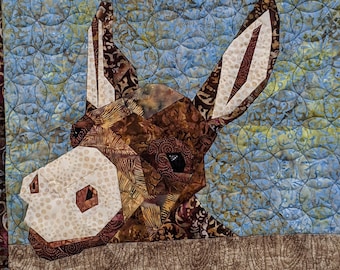 Donkey - Almost FARMous Collection - Foundation Paper Pieced Quilt Pattern PDF