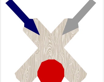 Cricket - Colección Let's Play - Patrón de edredón con piezas de papel de base PDF