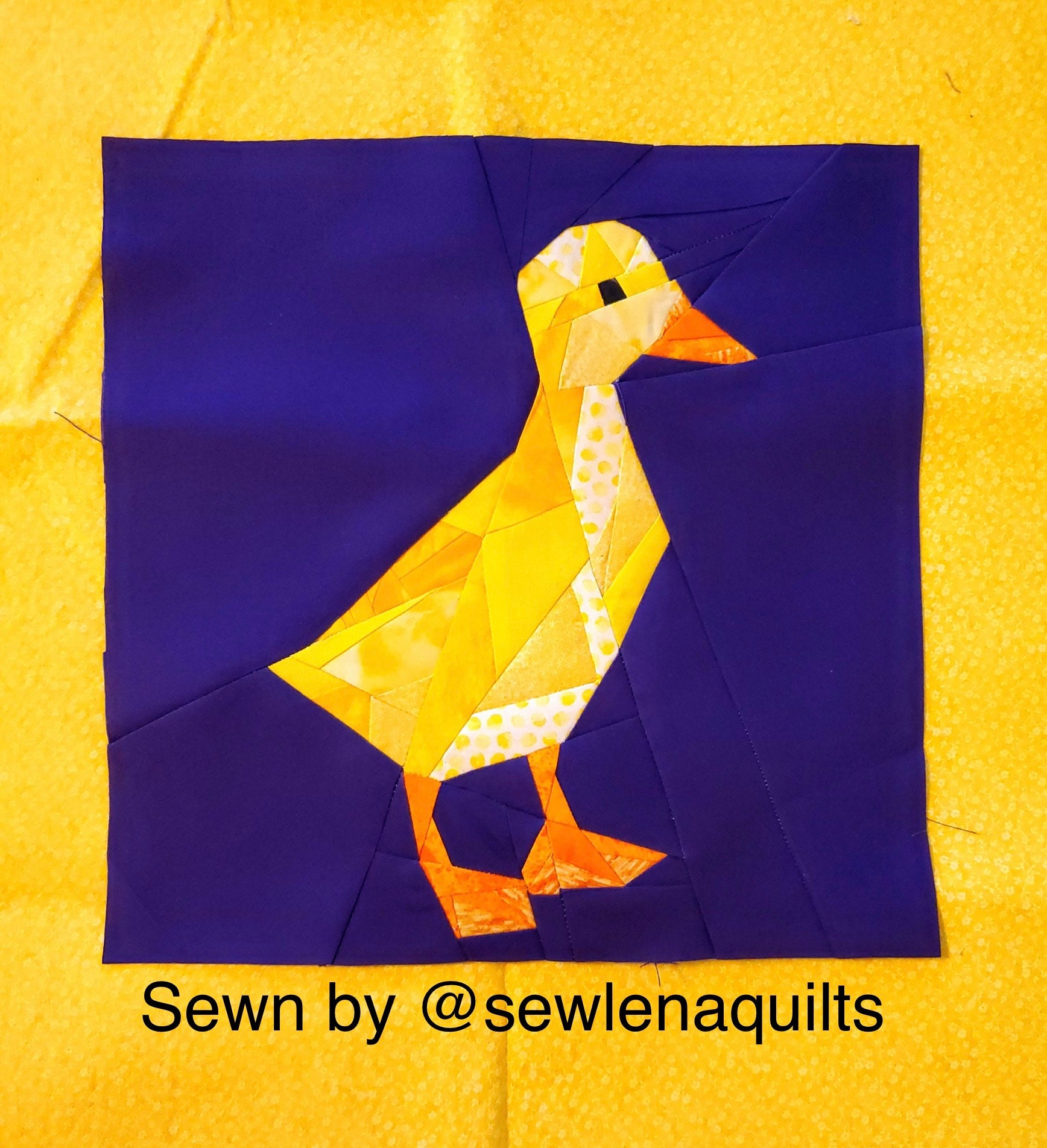 Duckling - Almost FARMous Collection - Foundation Paper Pieced Quilt Pattern PDF