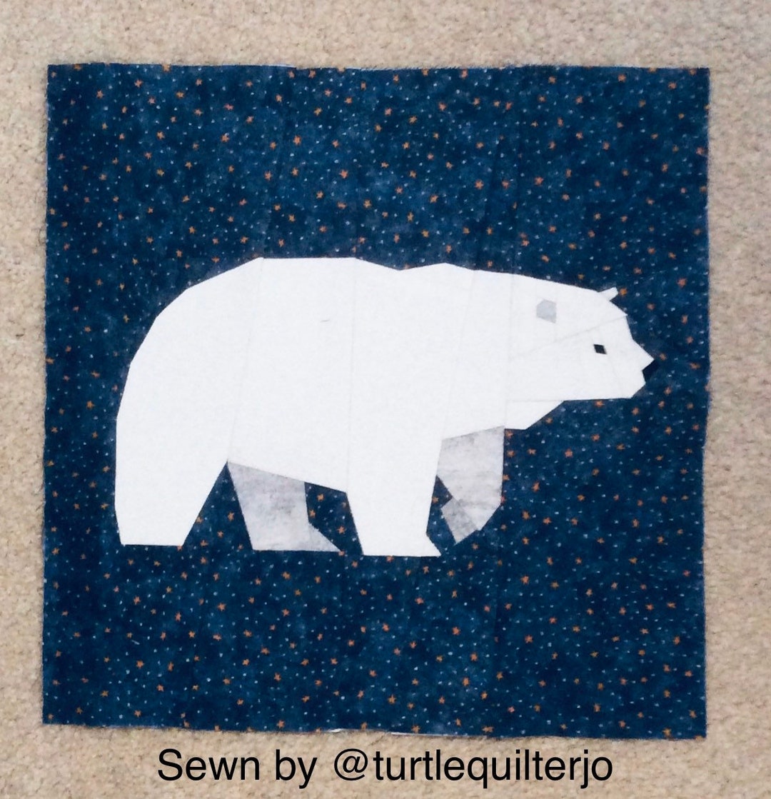 Fairisle Polar Bear Christmas Pattern Print Quilt main image 0