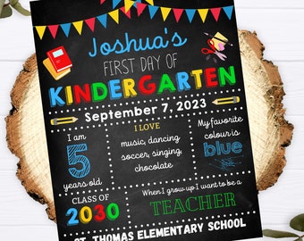 Editable FIRST Day, LAST Day of school sign, Printable school sign, First day, Last Day, Back to school, personalized school sign, preschool