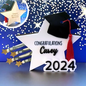 2024 Graduation Star Gift and Decor with Money Holder