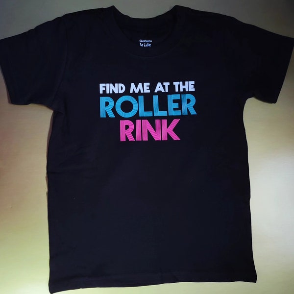 Roller Rink - Retro Rad Kids Tee