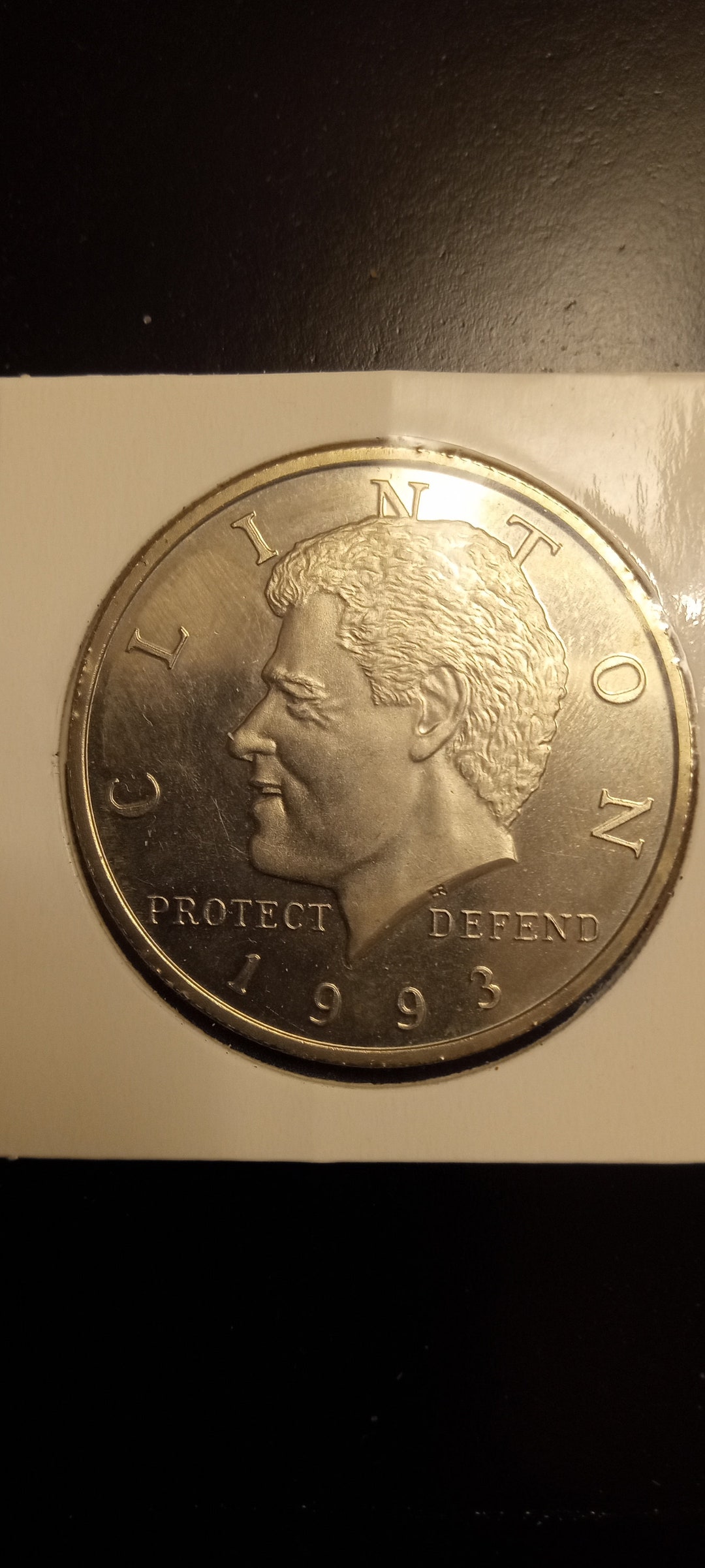 Bill Clinton Coin Etsy
