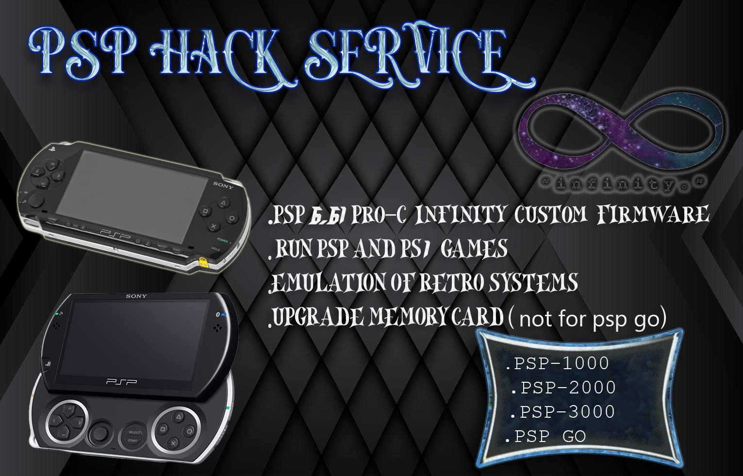 PSP Mail-in Custom Firmware Mod all Models - Etsy Australia