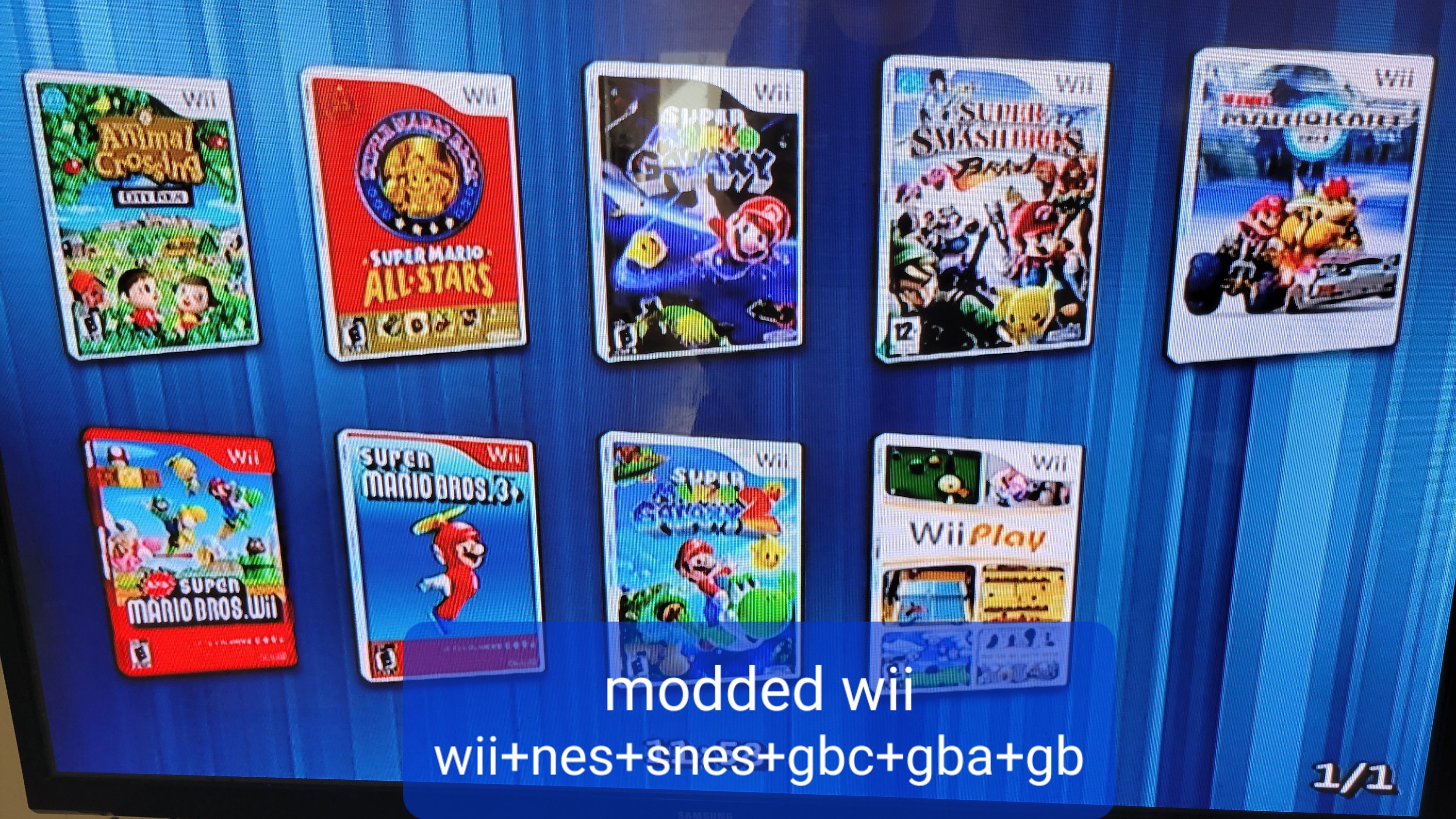 Modded Nintendo Wii -  Sweden