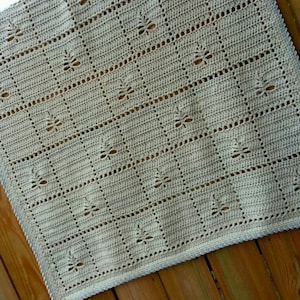 Winter | Filet Crochet Blanket Pattern | Crochet Blanket Pattern | Filet Pine Tree Pattern | Tree Blanket | Nana&#39;s Crochet Creations |