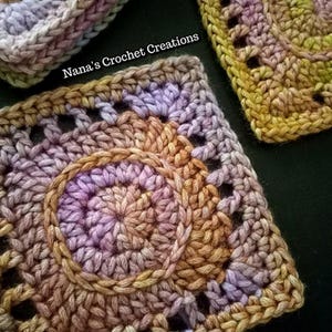 Nana&#39;s &quot;Cozy Companion&quot; - Crochet Granny Square Pattern (PDF Download)